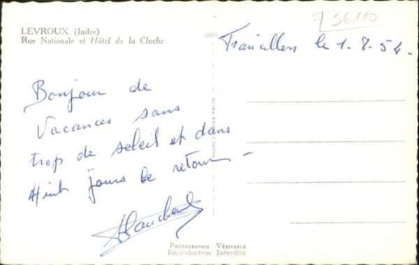 Levroux Rue Nationale Hotel Cloche – Bild 2