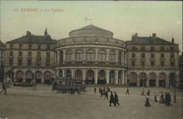Rennes Ille-et-Vilaine Rennes Strassenbahn Theatre Chocolat Me