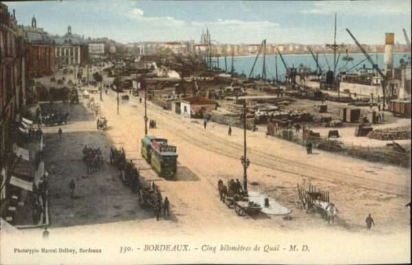 Bordeaux Strassenbahn Quai Hafen