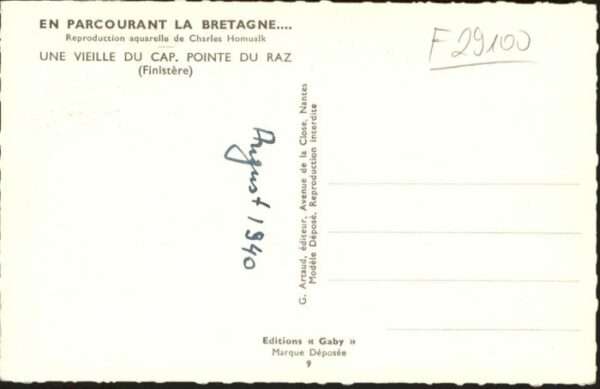 Pointe du Raz Finistere Künstler Charles Homualk – Bild 2