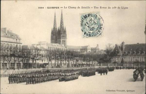 Quimper Champ Bataille Revue de 118 de Ligne So