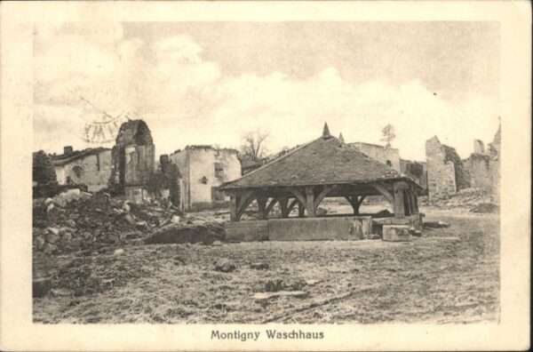 Montigny Meurthe-et-Moselle Montigny Waschhaus Zerstörung