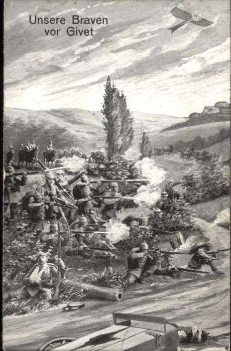 Givet Ardennes Soldaten Flugzeug