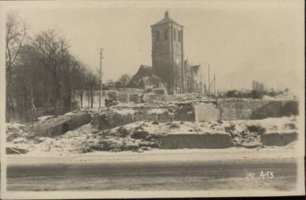 Rethel Ardennes Rethel [handschriftlich] Zerstörung