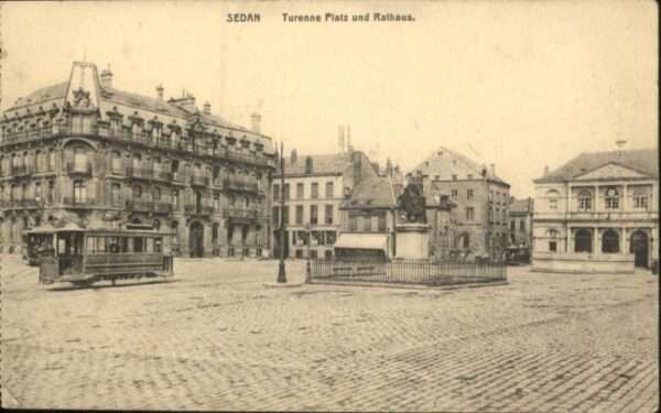 Sedan Ardennes Sedan Strassenbahn Turenne Platz Rathau