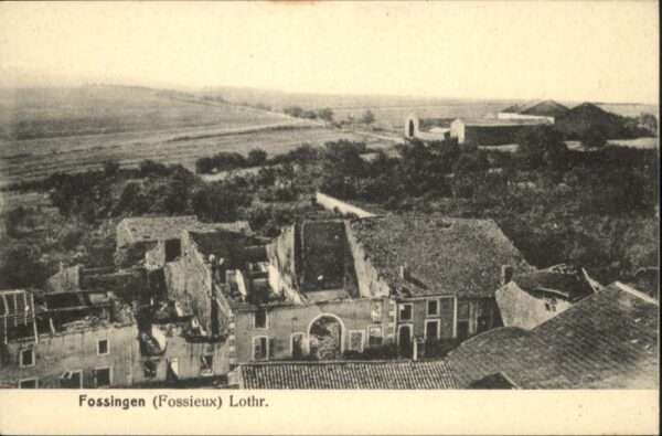 Fossingen Fossieux Lothringen