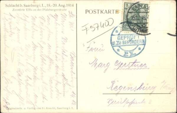 Saarburg Lothringen Lothringen Villa Pfalzburgerstrasse Zer – Bild 2