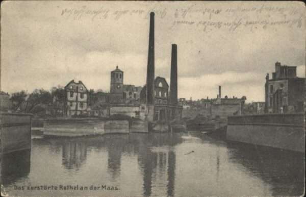 Rethel Ardennes Rethel Maas Zerstörung