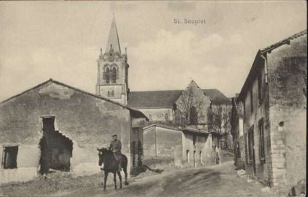 Saint-Souplet Pferd Soldat