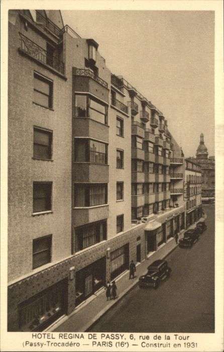 Paris Hotel Regina de Passy Rue de la Tour