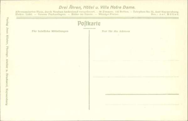 Drei-Aehren Trois-Epis Drei-Ähren Hotel Notre-Dame Villa – Bild 2