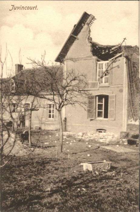 Juvincourt-et-Damary Zerstörung