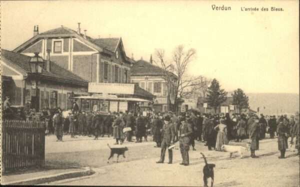 Verdun Meuse Verdun Arrivee Bleus