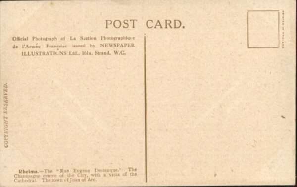 Rheims Reims  Rue Eugene Destenque Cathedrale – Bild 2