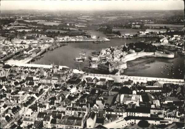 Concarneau Finistere Fliegeraufnahme