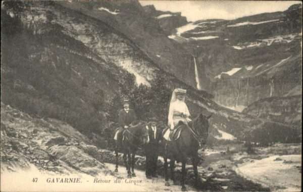 Gavarnie Cirque Pferd