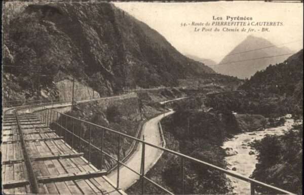 Cauterets Route Pierrefitte Pont Chemin Fer