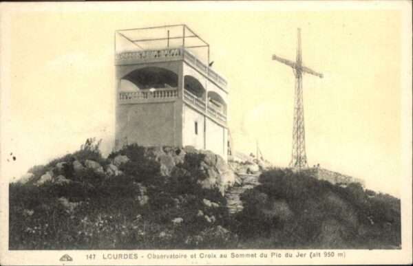 Lourdes Hautes Pyrenees Lourdes Observatoire Croix Sommet Pic J