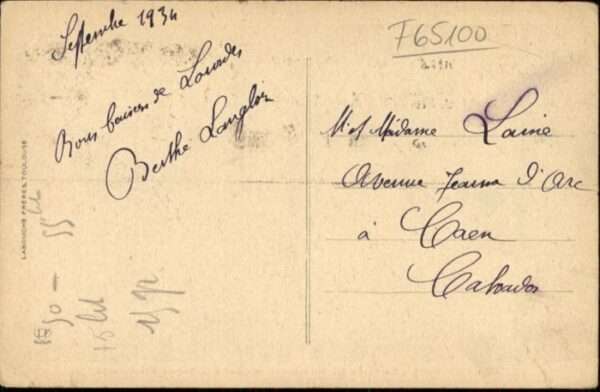 Lourdes Hautes Pyrenees Lourdes Foule Pelerins Grotte Miraculeu – Bild 2