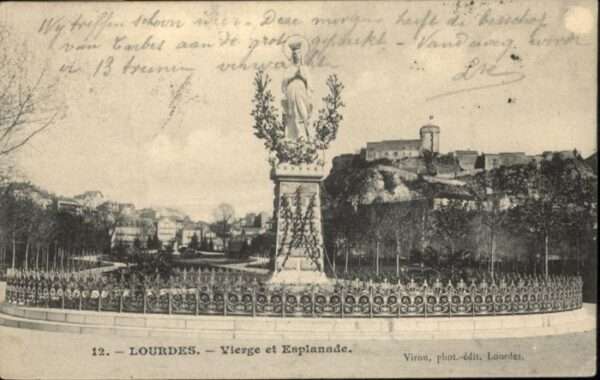 Lourdes Hautes Pyrenees Lourdes Vierge Esplanade