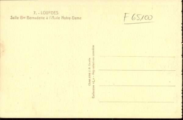 Lourdes Hautes Pyrenees Lourdes Salle Basilique Bernadette – Bild 2
