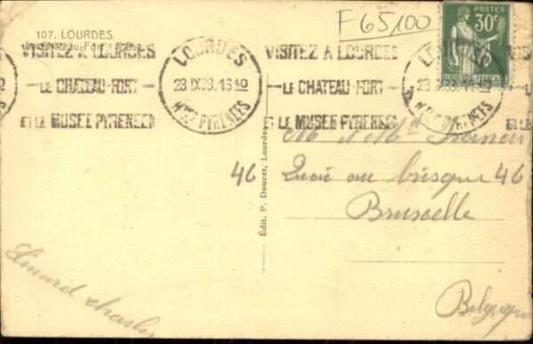 Lourdes Hautes Pyrenees Lourdes Chateau Fort – Bild 2