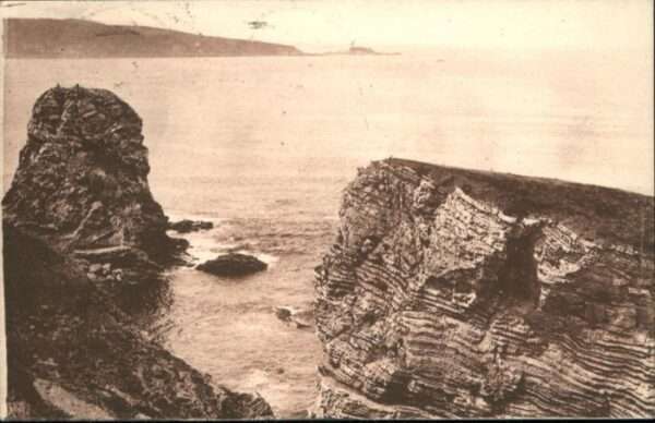 Hendaye Pyrenees Atlantiques Rochers Deux Jumeaux Cap Fignier