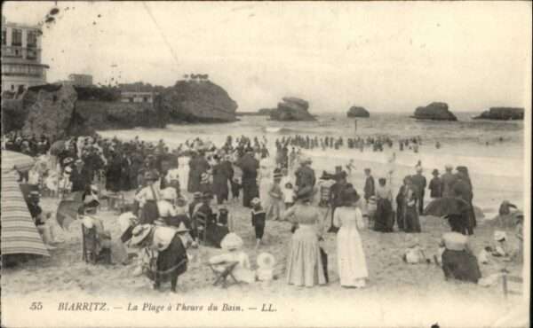 Biarritz Pyrenees Atlantiques Biarritz Plage Bain