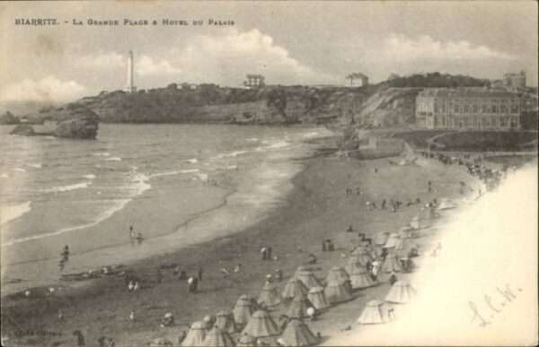 Biarritz Pyrenees Atlantiques Biarritz Plage Hotel Palais