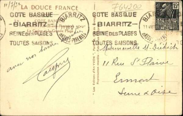 Biarritz Pyrenees Atlantiques Biarritz Casino Plage – Bild 2