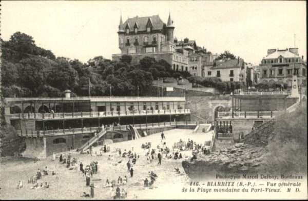 Biarritz Pyrenees Atlantiques Biarritz Plage Mondaine Port