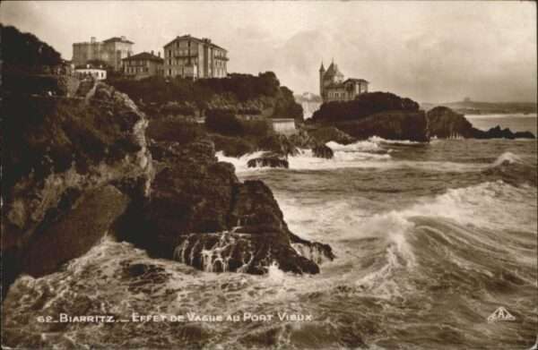 Biarritz Pyrenees Atlantiques Biarritz Vague Port