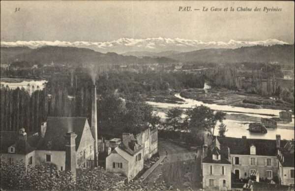 Pau 64 Pau Gave Chaine Pyrenees
