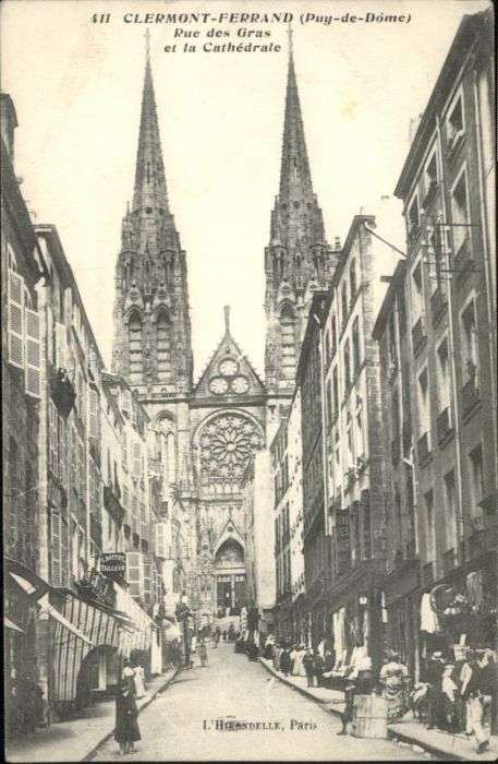Clermont-Ferrand Rue Gras Cathedrale