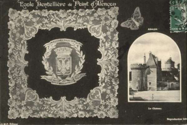 Alencon Ecole Schule Dentelliere Wappen Schmett
