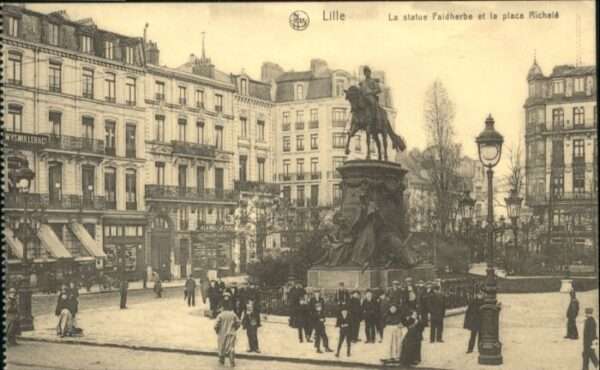 Lille Nord Lille Statue Faidherbe Place Richele