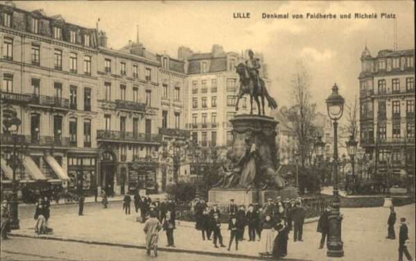 Lille Nord Lille Denkmal Faidherbe Richele Platz