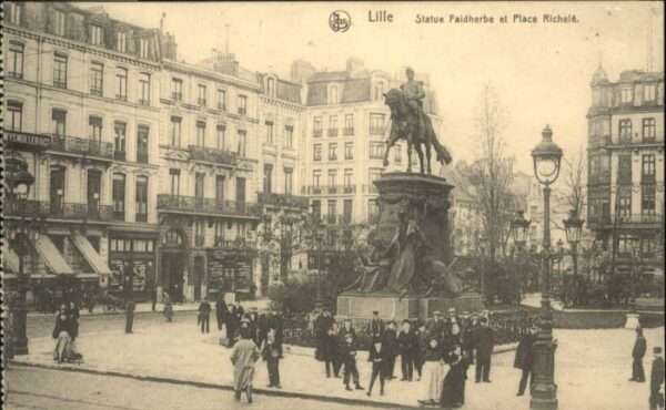Lille Nord Lille Statue Faidherbe Place Richele