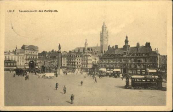 Lille Nord Lille Strassenbahn Marktplatz