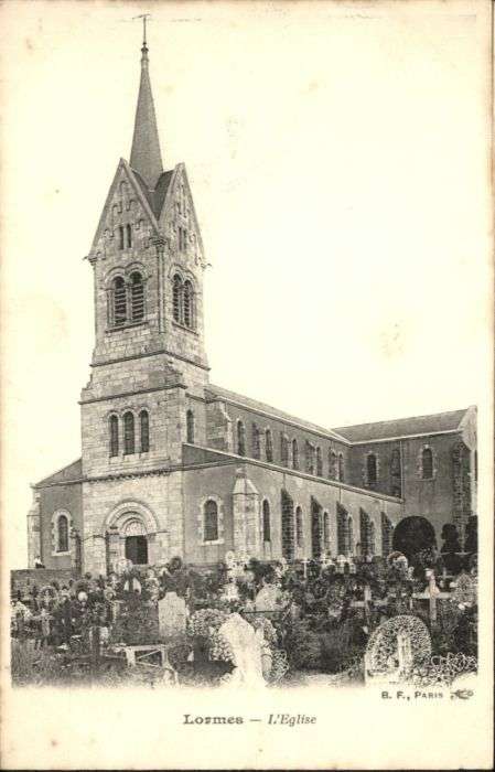 Lormes Eglise Friedhof