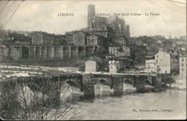 Limoges Cathedrale Pont Saint-Etienne Vienne