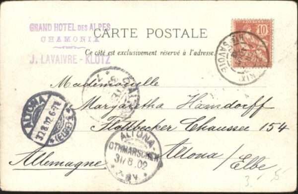 Chamonix Chamonix-Mont-Blanc [Stempelabschlag] F – Bild 2