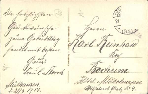 Muehlhausen Elsass Mülhausen Elsass Mulhouse Alsace Post – Bild 2