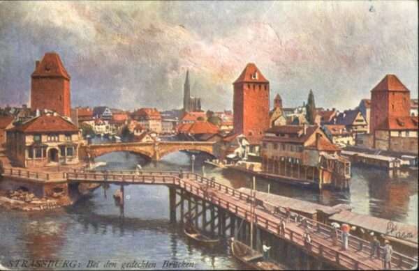 Strasbourg Alsace Strassburg Elsass Brücke