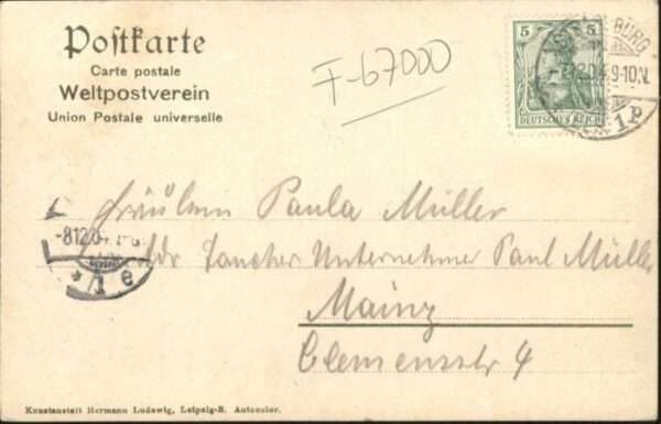 Strasbourg Alsace Strassburg Elsass Mädchenschule Ecole S – Bild 2