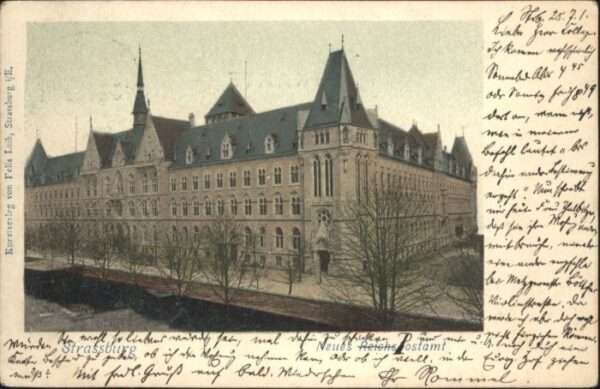 Strasbourg Alsace Strassburg Elsass Postamt