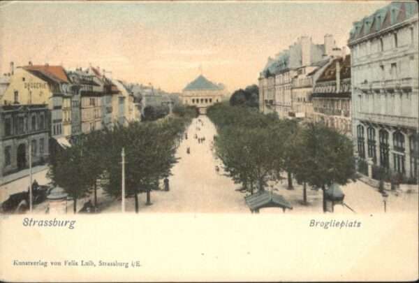 Strasbourg Alsace Strassburg Elsass Broglieplatz