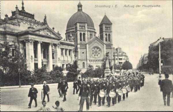 Strasbourg Alsace Strassburg Elsass Hauptwache Musiker Ma