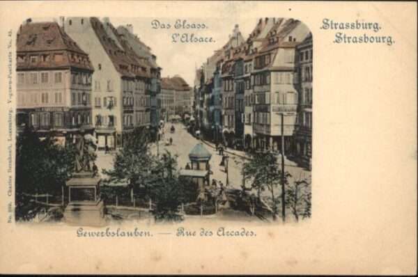 Strasbourg Alsace Strassburg Elsass Strasbourg Gewerbslau