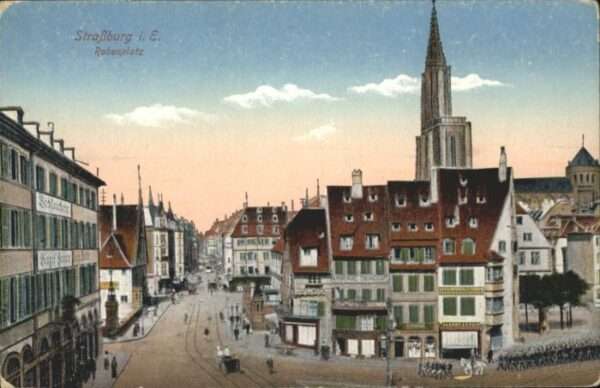 Strasbourg Alsace Strassburg Elsass Rabenplatz